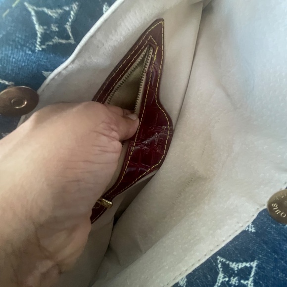 Louis Vuitton Denim Monogram shopping bag. Vintage! Fabulous condition - Picture 4 of 4